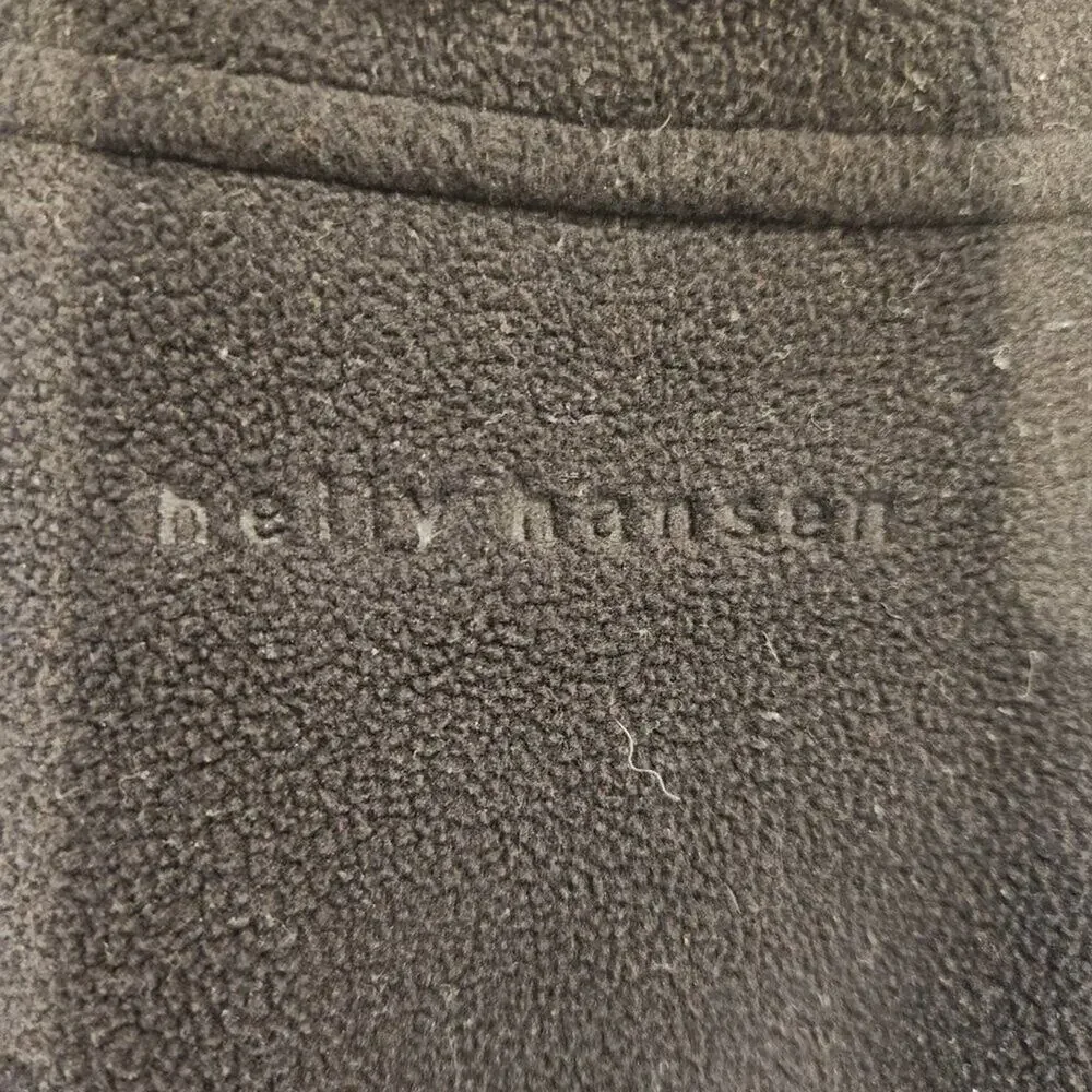 Helly Hansen Black Fleece Full Zip Jacket - Size XS